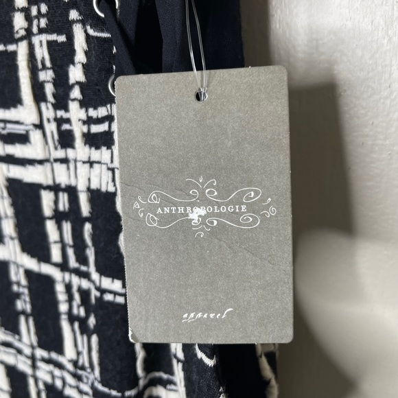 New! Anthropologie Maeve Women’s Small A-Line Midi Dress Black Sleeveless $160 - Picture 4 of 10